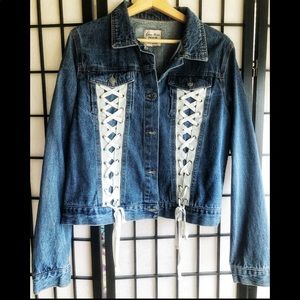 Long sleeve denim jacket